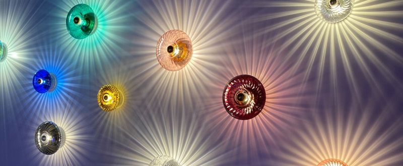Lampe Grace veggplafond liten