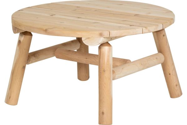 Log hagebord ø 90 *