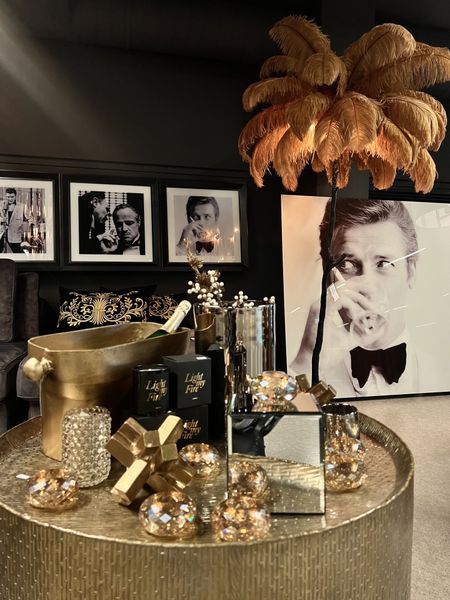 Telysholder Amber glass 