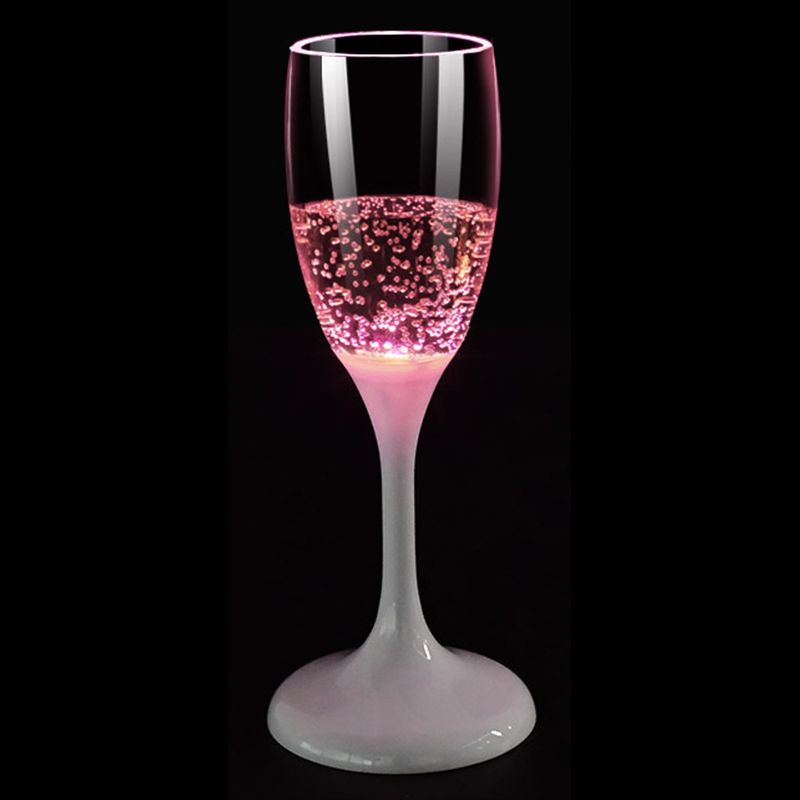 Champagneglass med LED lys