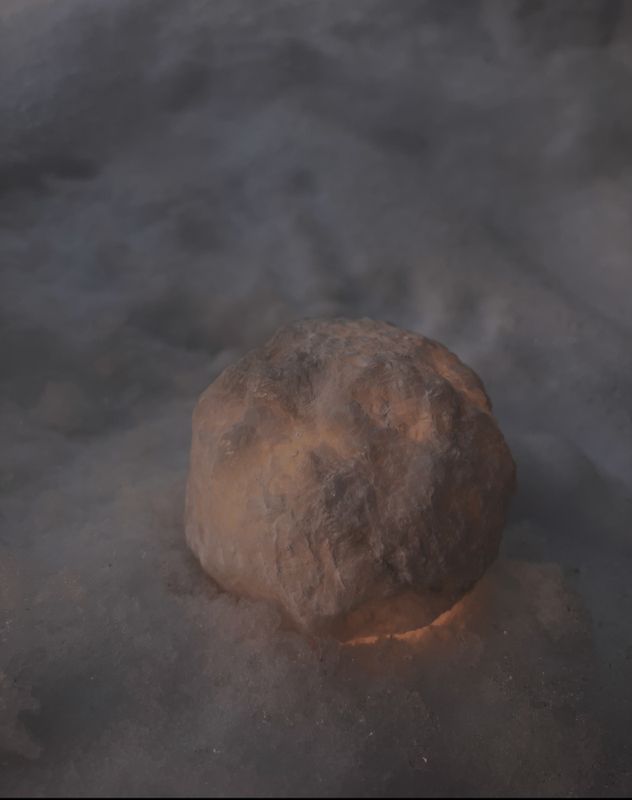 Snøball led lykt