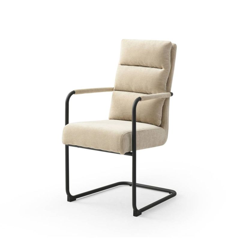 Spisestol velour m armlene - flere farger
