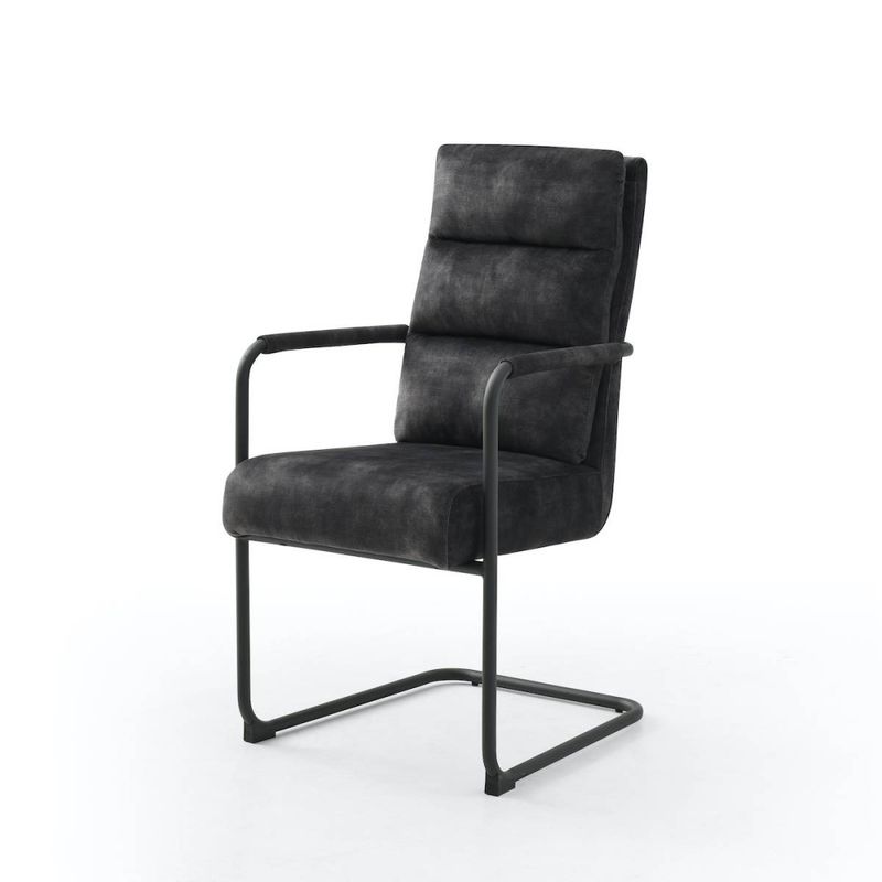 Spisestol velour m armlene - flere farger